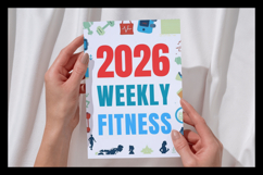 2026 Weekly Fitness Planner Product Image 7