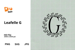 Leafelle Monogram Product Image 1