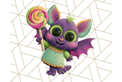 Colorful Halloween Clipart PNG, Cute Kids &amp; Candy Clip Art Product Image 3