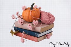 Autumn Books Sublimation Clipart Bundle PNG Product Image 8
