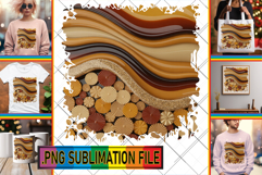 VIBRANT PNG Sublimation Gifts, Pattern Product Image 1