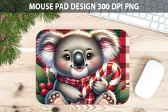 Christmas Koala Pad Sublimation - Animal PNG Design Product Image 1