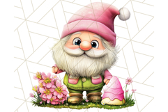 Easter Gnome PNG, Spring Bunny Clipart, Cute Digital Art Product Image 3