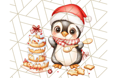 Christmas Baking Critters PNG Clipart, Cute Animals Holiday Product Image 3