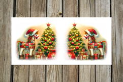 Christmas patchwork | 4 retro Sublimation Mug designs P2 Product Image 3