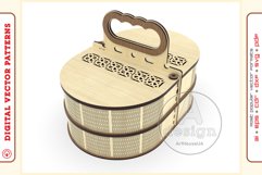 Box Organizer v16 - laser cut file - Glowforge ready SVG Product Image 7