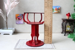 Minifee doll chair digital file 1:4 scale miniature furnitur Product Image 7