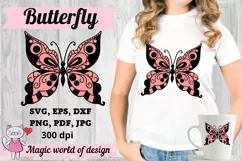 Butterfly beautiful and high quality detail for paper craft Product Image 3