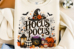 Hocus Pocus Witch Cauldron Halloween PNG Product Image 1