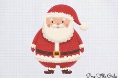 Cute Pink Christmas Watercolor Clipart Bundle PNG Product Image 8