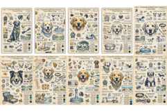 Summer Dogs Daily Junk Journal Pages Product Image 2