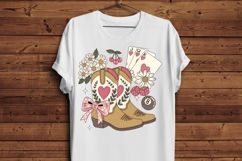 Western Boots Valentine PNG | Cowgirl Heart Boots Product Image 4