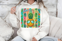 Squeeze The Day PNG Tropical Pineapple Summer Sublimation Product Image 7