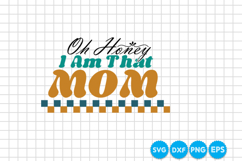 Mother's day retro SVG Design, Mom design Product Image 1