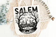 Salem Witch Svg, Haunted house Svg, Salem town Svg. Product Image 7