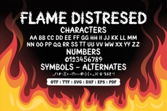 Flame Distressed Font Product Image 6