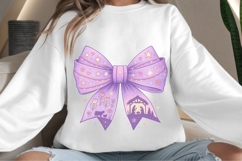 Purple Christmas bow png design for T-shirts Product Image 4
