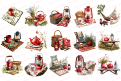 Spring Riverside Camping Clipart - Set of 51 Png Bundle Product Image 3
