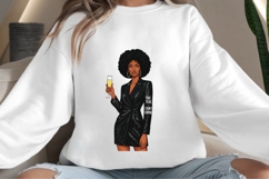 Celebration motivational woman png design for T-shirts Product Image 4