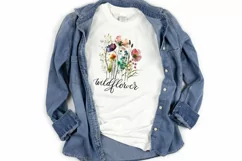 Wild Flower Png | Floral Illustration | Sublimation Designs Product Image 6