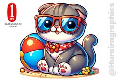 Scottish Fold Play with Ball - JPG File Product Image 1