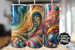 Closeup of Abstract Tumbler Warp - Tumbler PNG Design Product Image 1