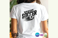 Soccer Team SVG PNG Bundle, Custom Mascot Canva Template Product Image 6