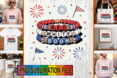 Sweet TOTE BAG Ideas PNG, Patriotic Product Image 1