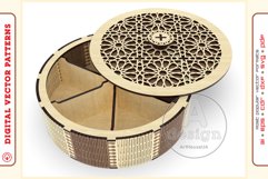 Box Organizer v5 - laser cut file - Glowforge ready SVG Product Image 7