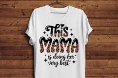 This Mama Is Doing Her Very Best PNG | Leopard Print Mama Product Image 4
