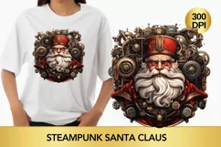 Steampunk Santa Claus Clipart, Santa Claus steampunk png Product Image 1
