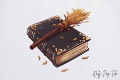 Books Halloween Clipart Bundle PNG Product Image 8