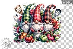 Christmas kitchen Gnome Sublimation - Clipart PNG Design Product Image 1