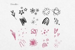 Purple, Green and Blue Colourful Paint and Glitter Doodles Product Image 3