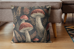 Watercolor Mushroom Seamless Patterns, Woodland Forest Product Image 7