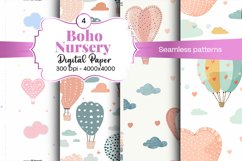 Nursery Boho digital paper Seamless backgrounds Product Image 11
