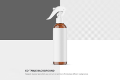 Amber Trigger Spray Bottle - PSD Mockup Product Image 6