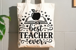 Best Teacher Ever Svg, Back To School Svg, Appreciation Svg. Product Image 8