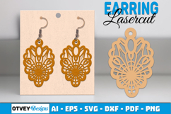 Mandala Earring Lasercut BUNDLES Product Image 13
