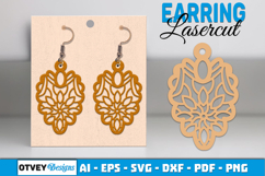 Mandala Earring Lasercut BUNDLES Product Image 5