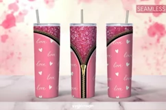 Love Day Skinny Tumbler Wrap | 20 oz | Sublimation Product Image 1