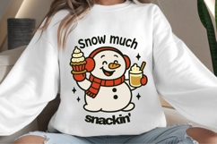 Snowman snack squad png design for T-shirts Product Image 4