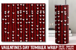 Valentines Day Tumbler Wrap Product Image 1