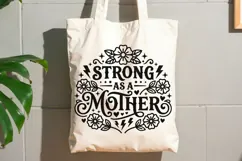 Strong As A Mother Svg, Mom Life Svg, Strong Mama Svg. Product Image 8
