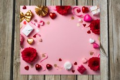 3d black &amp; pink Hearts | Skinny tumbler sublimation designs Product Image 5