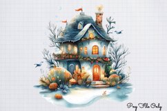 Christmas Mermaid Clipart Bundle PNG Product Image 8