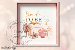 Bride To Be PNG Pink Bridal Shower Clipart Sublimation Product Image 2