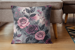 Green Toile Digital Paper Pack, Vintage Floral Toile Product Image 7