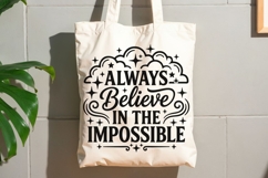 Always Believe In The Impossible Svg, Mental Health Svg. Product Image 8