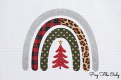 Boho Christmas Rainbow Sublimation Clipart PNG Product Image 1